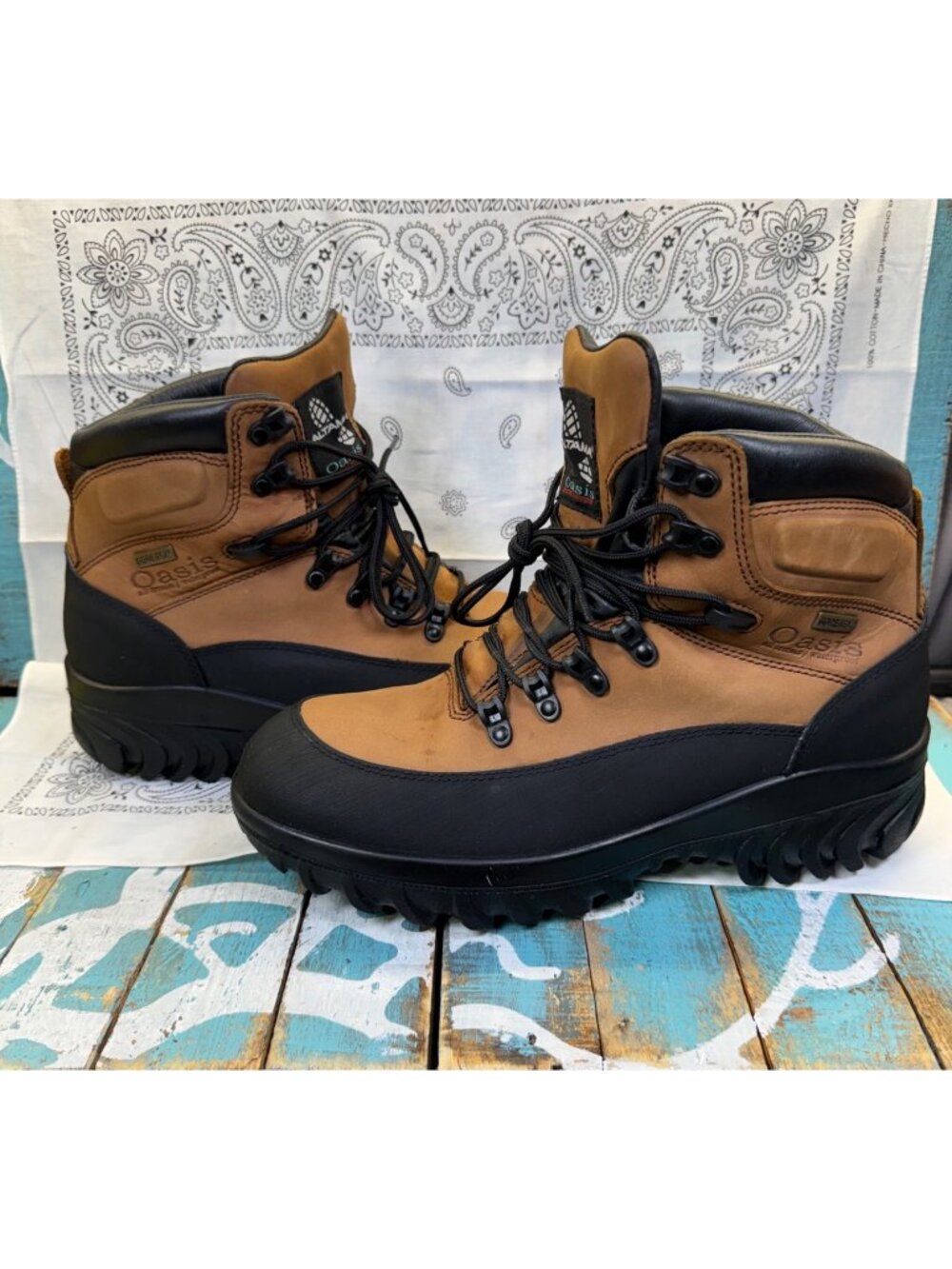 Altama OASIS Mountain Hiker GORETEX Tan Leather Boot Style AL5488 Mens Size 12R